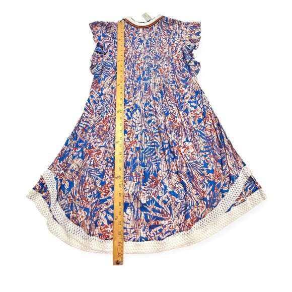 Poupette St Barth Sasha Mini Dress, Size XS, Blue Tropical, New with Tag, $350 - Picture 13 of 13